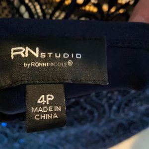 RN Studio black dress size 4p